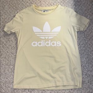light yellow adidas tshirt